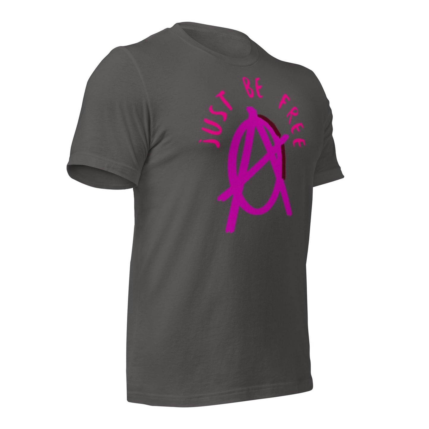 Anarchy Wear "Just Be Free" Pink Unisex t-shirt - AnarchyWear