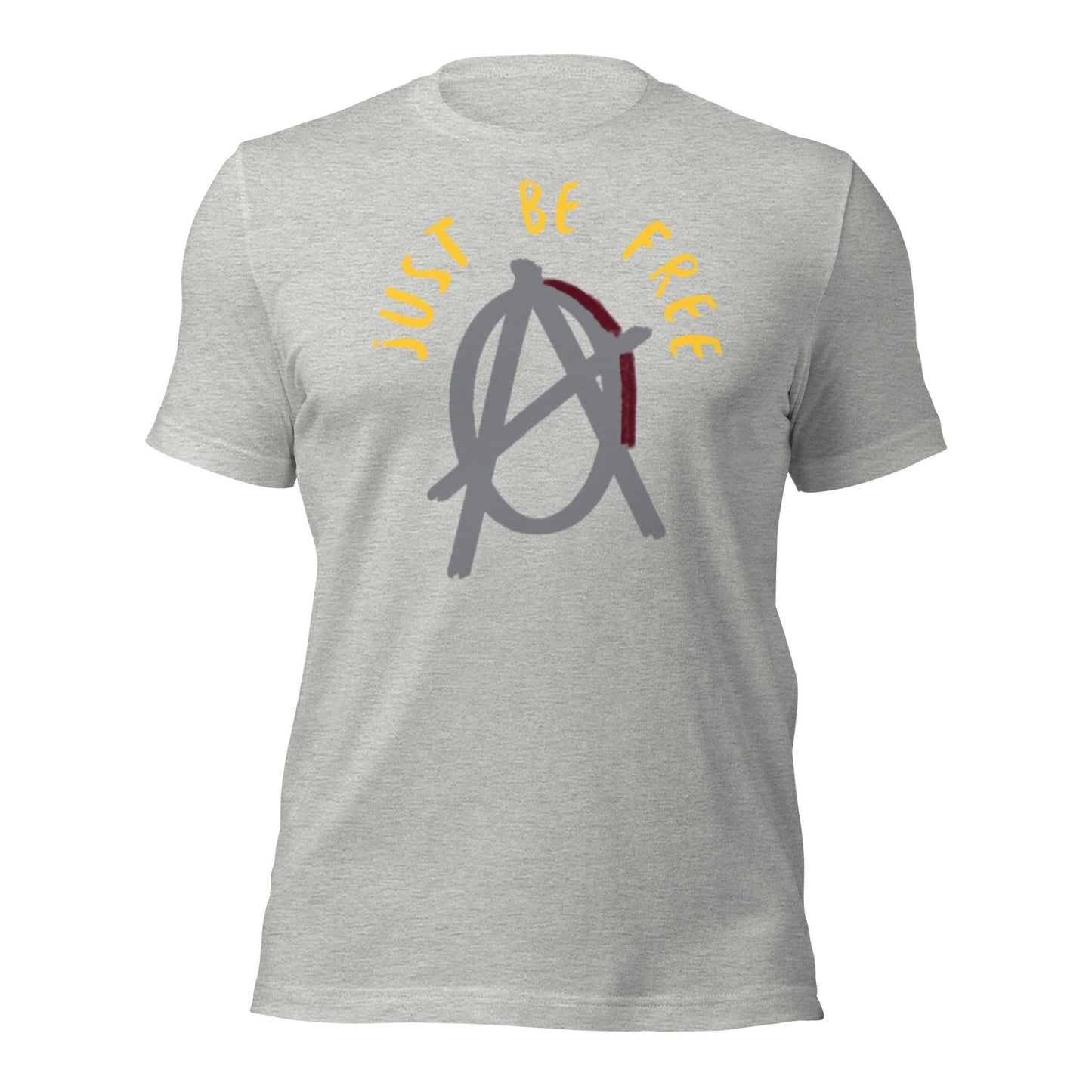 Anarchy Wear "Just Be Free" Grey Pastels Unisex t-shirt - AnarchyWear