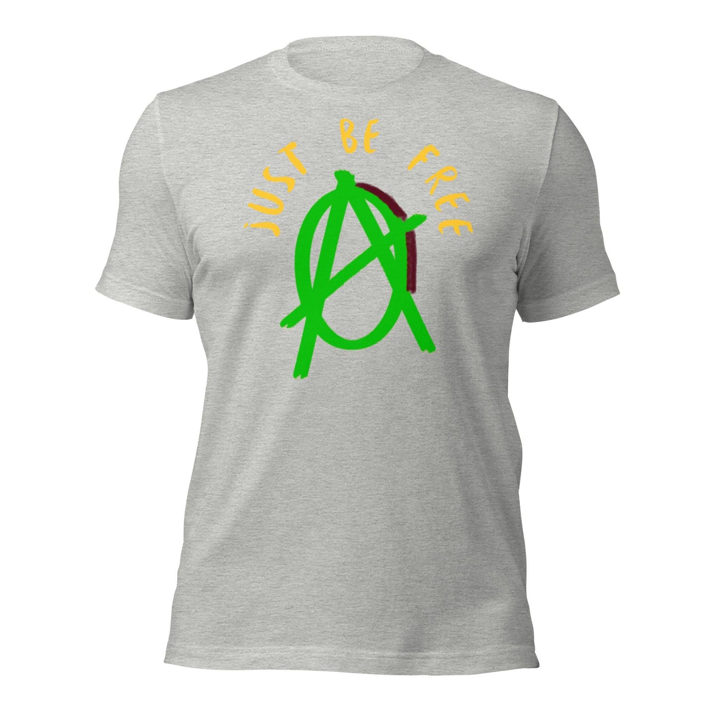 Anarchy Wear "Just Be Free" Green Pastels Unisex t-shirt - AnarchyWear