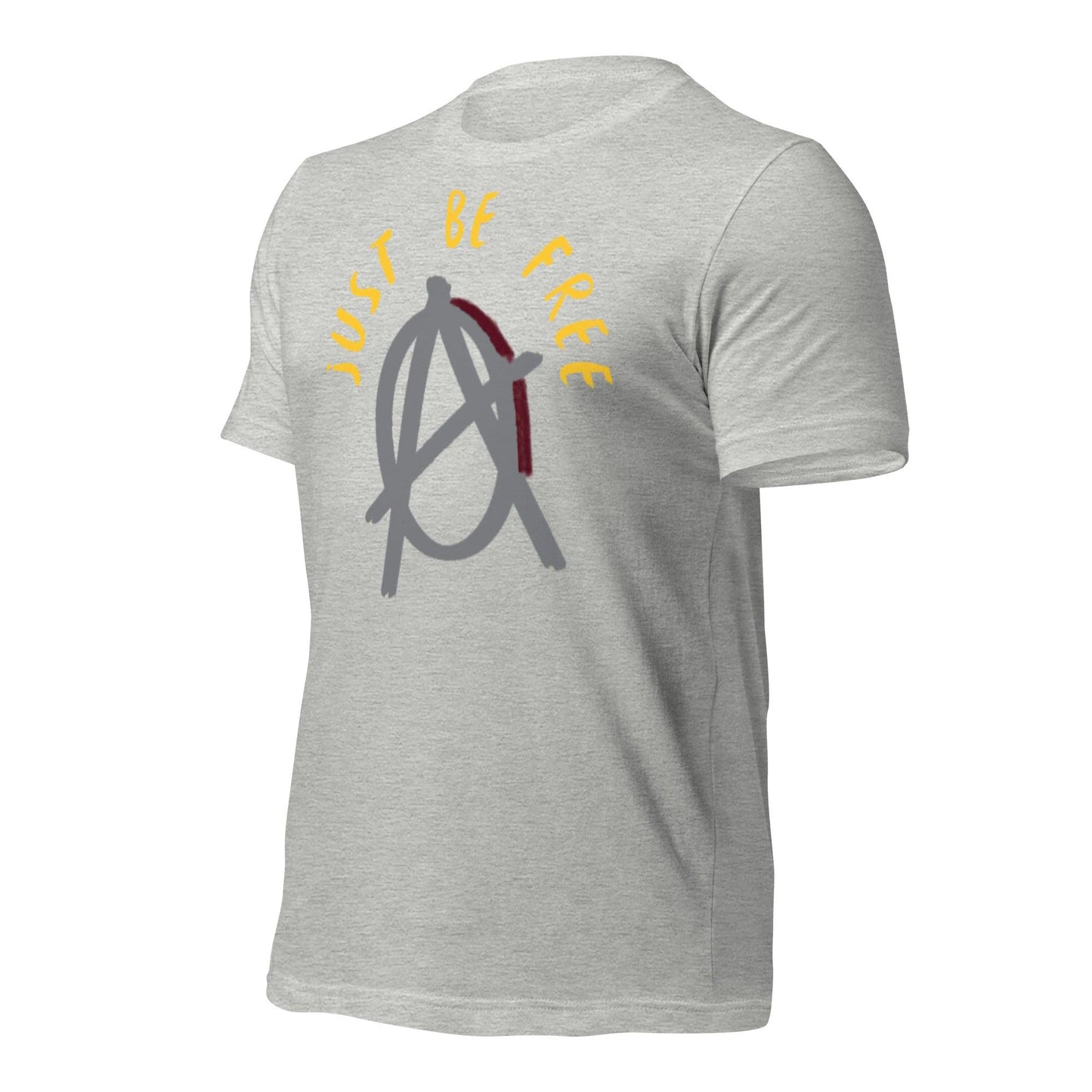 Anarchy Wear "Just Be Free" Grey Pastels Unisex t-shirt - AnarchyWear