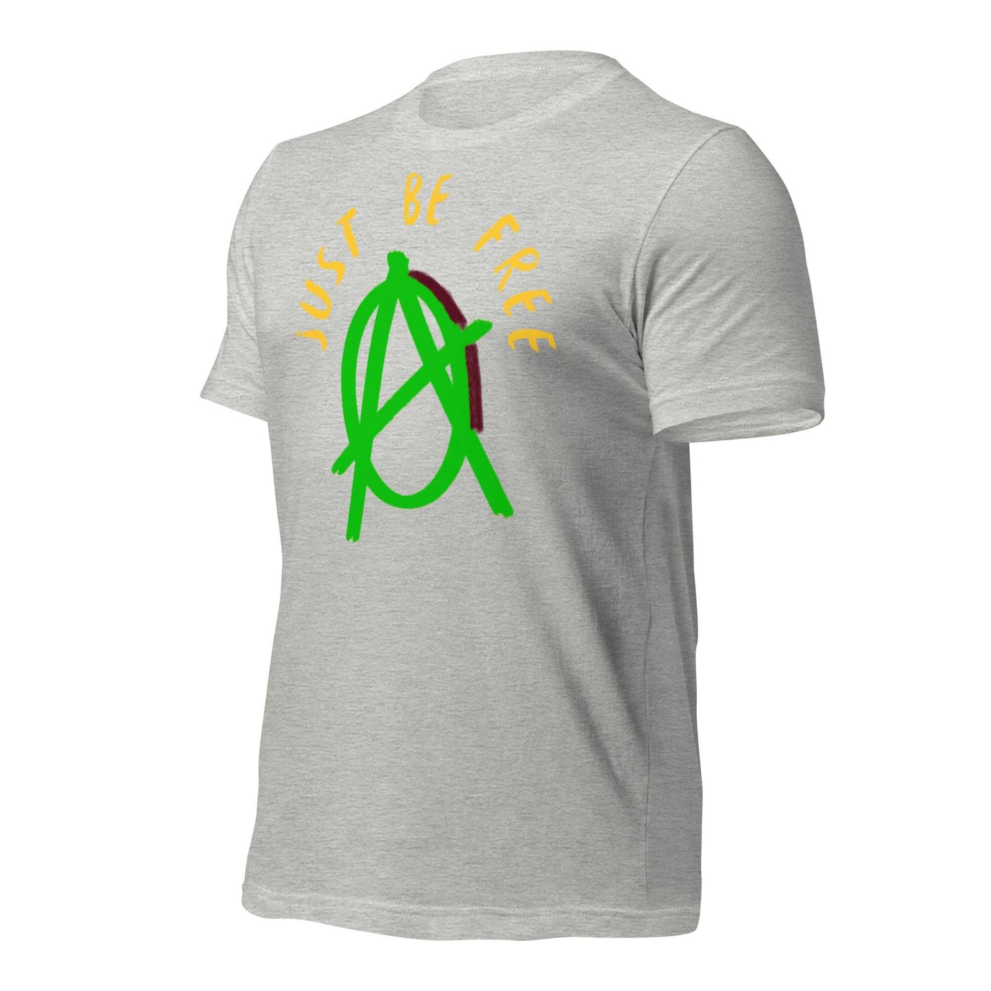 Anarchy Wear "Just Be Free" Green Pastels Unisex t-shirt - AnarchyWear
