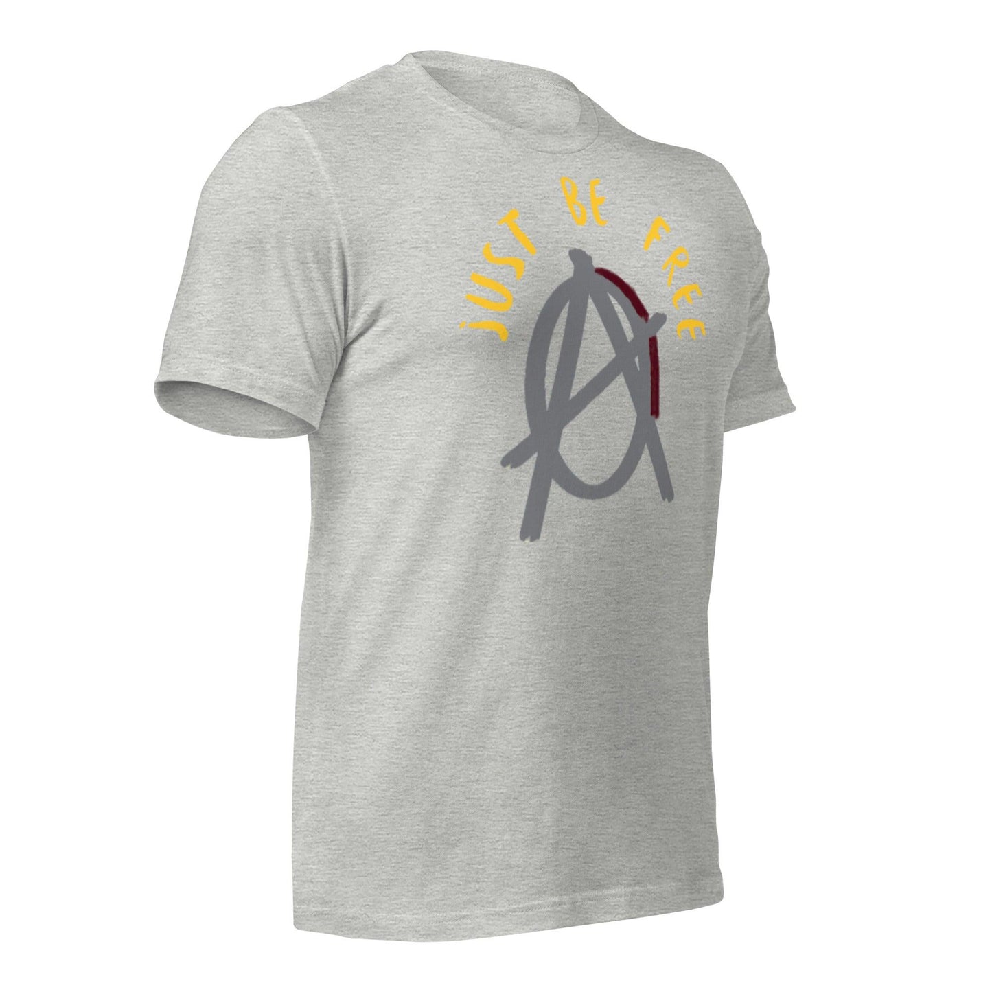 Anarchy Wear "Just Be Free" Grey Pastels Unisex t-shirt - AnarchyWear