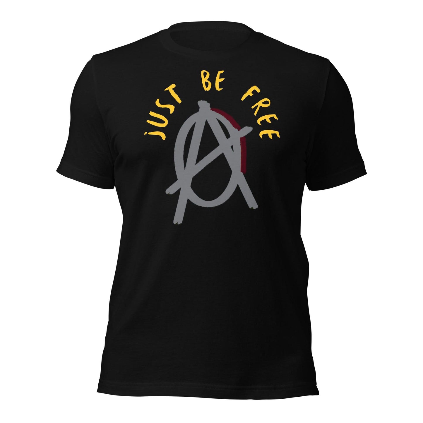 Anarchy Wear "Just Be Free" Agora Grey Unisex t-shirt - AnarchyWear
