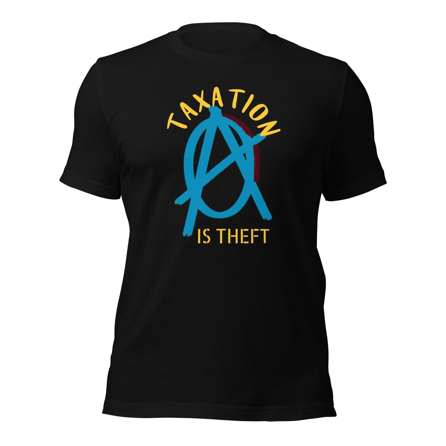 Anarchy Wear Blue "Taxation Is Theft" Unisex t-shirt - AnarchyWear