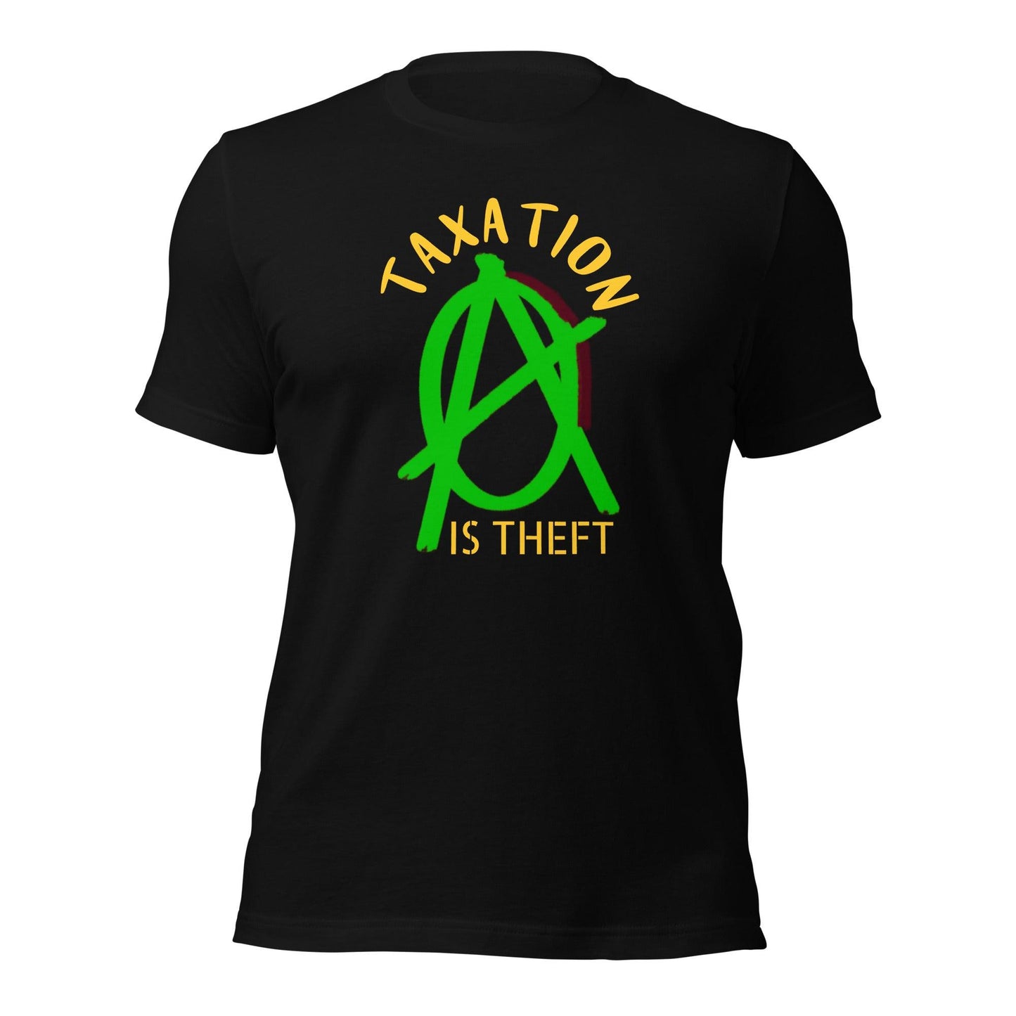 Anarchy Wear Green "Taxation Is Theft" Unisex t-shirt - AnarchyWear