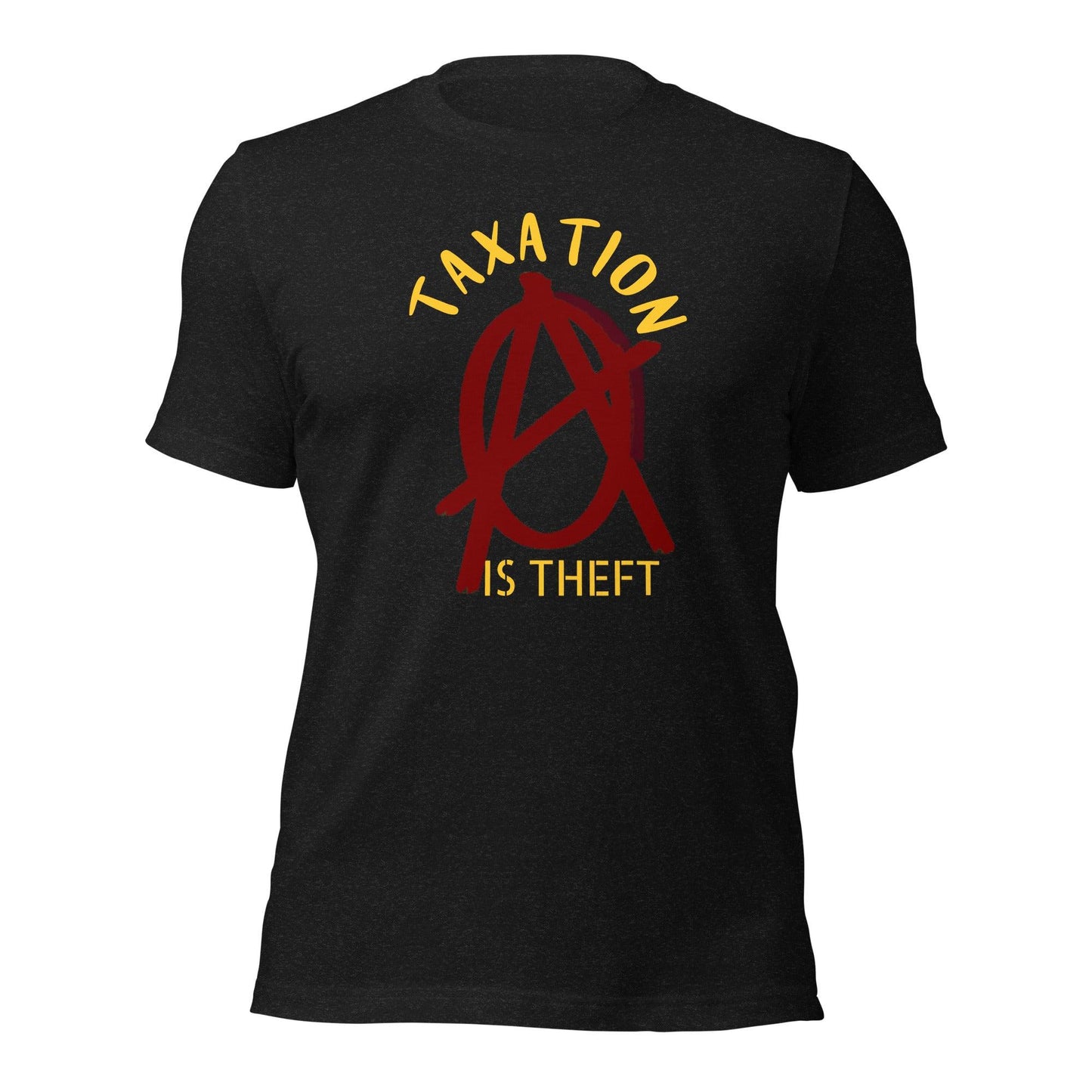 Anarchy Wear Red "Taxation Is Theft" Unisex t-shirt - AnarchyWear