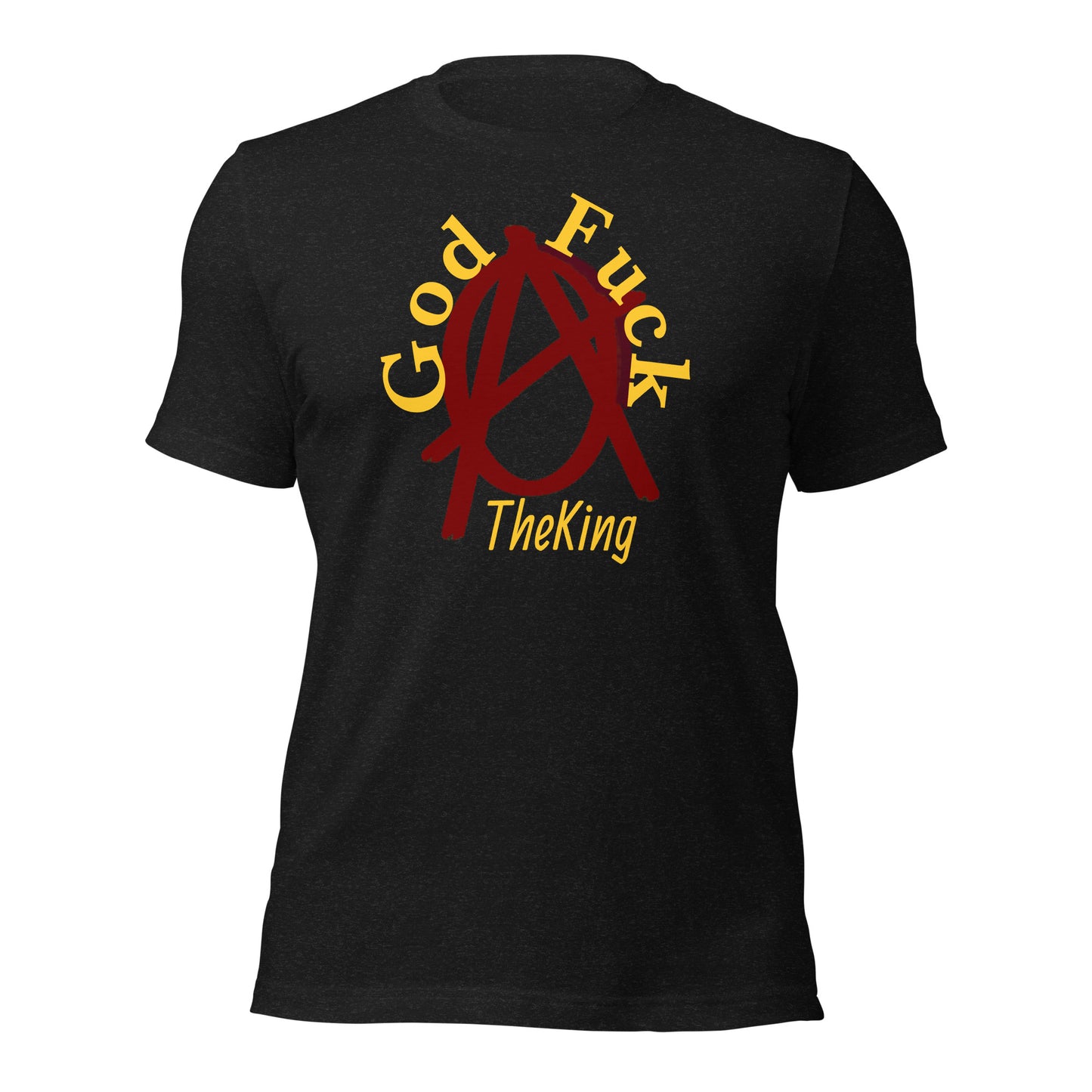 Anarchy Wear Red "God Fuck The King!" Unisex t-shirt