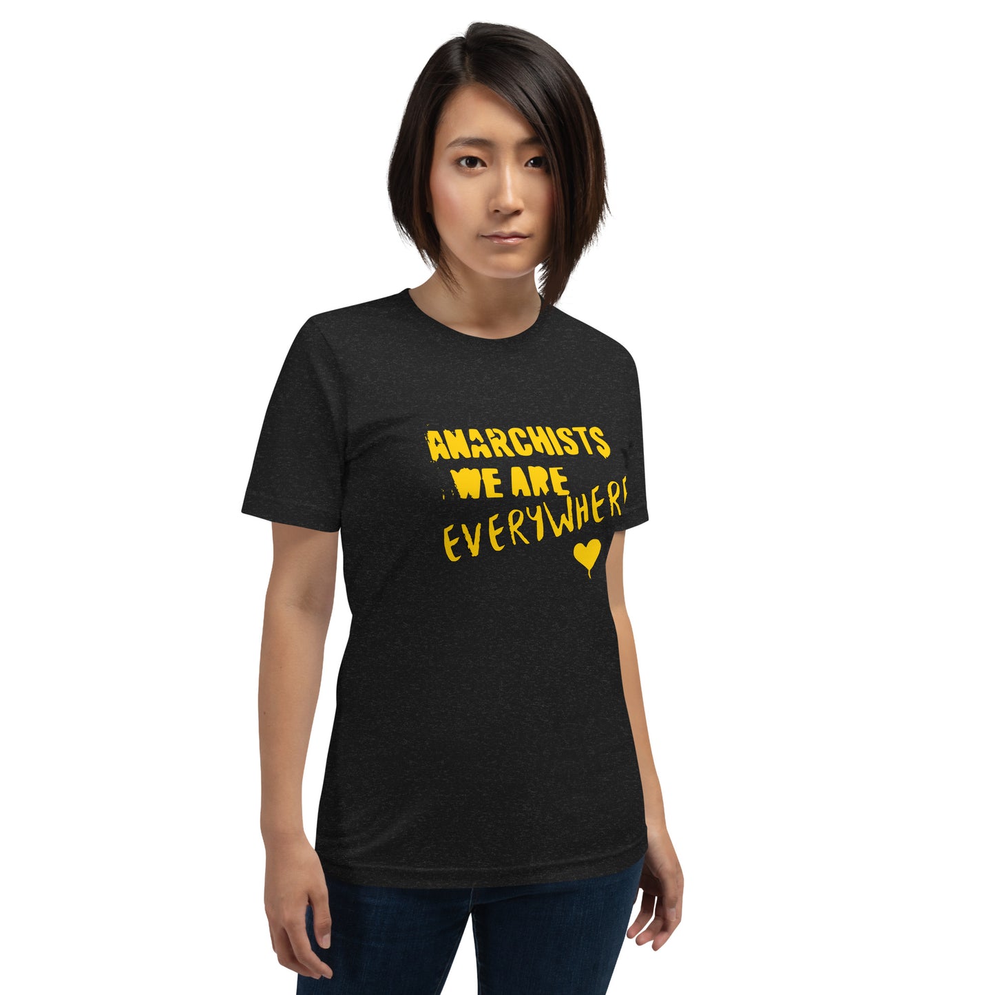 Anarchy Wear "We Are Every Where" Gold Unisex t-shirt
