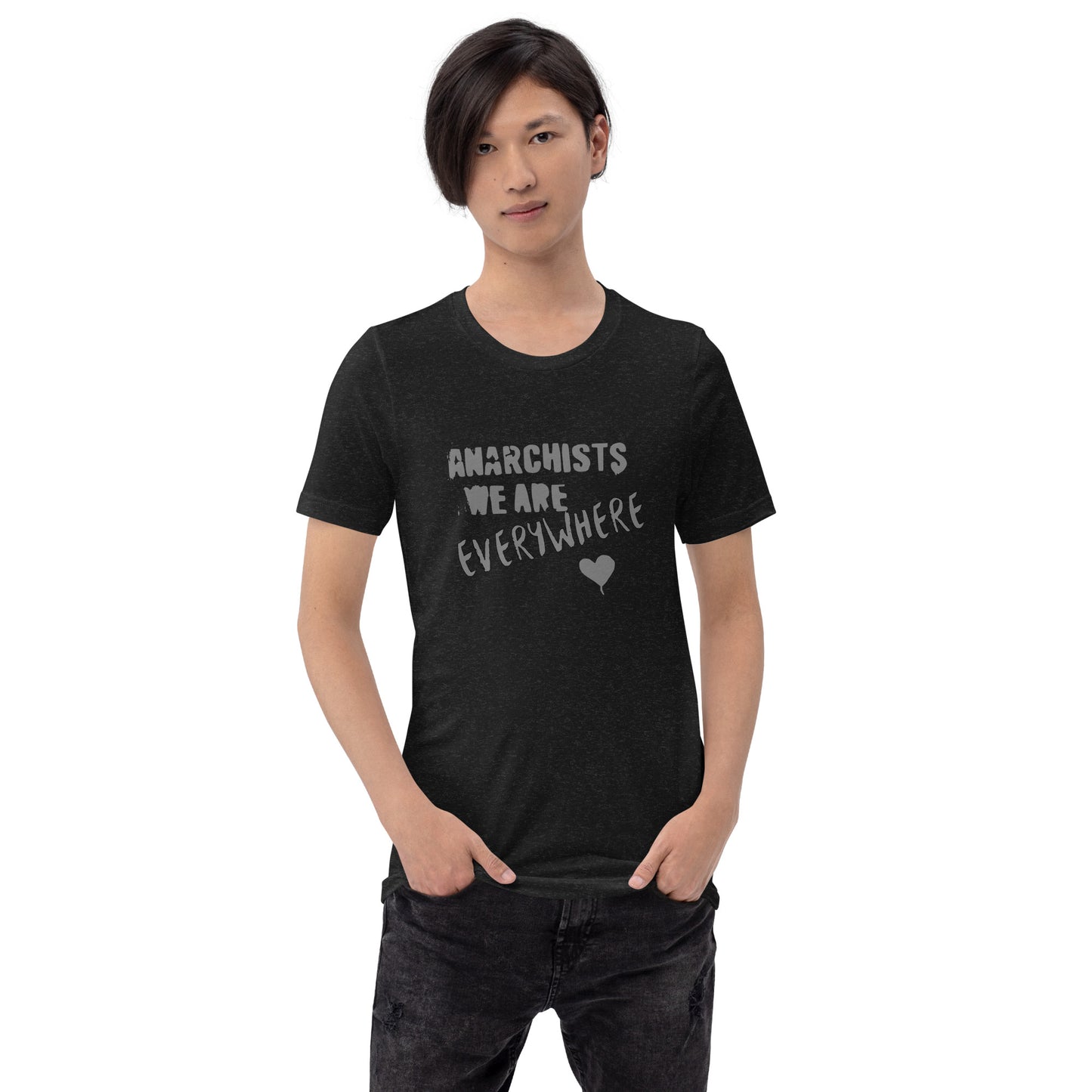 Anarchy Wear "We Are Every Where" Agora Grey Unisex t-shirt
