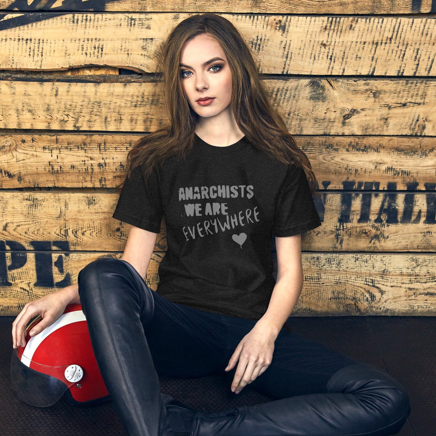 Anarchy Wear "We Are Every Where" Agora Grey Unisex t-shirt