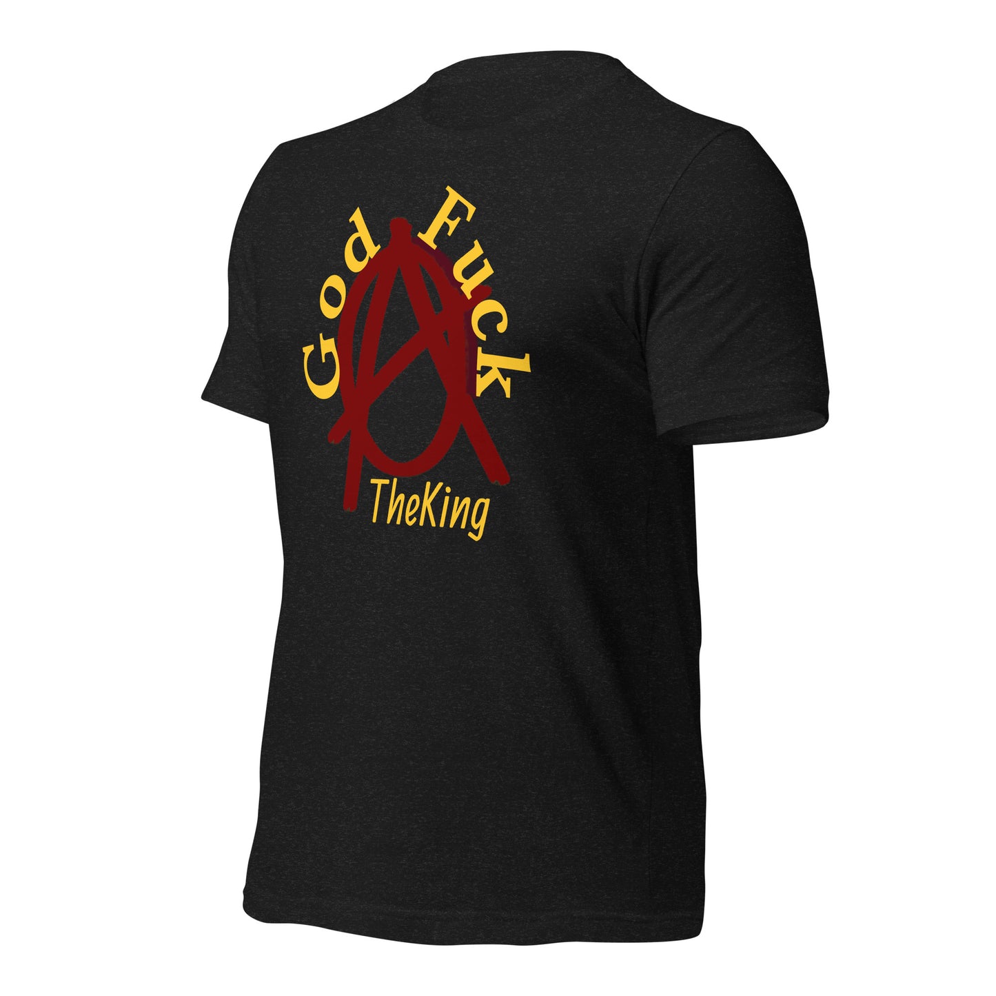 Anarchy Wear Red "God Fuck The King!" Unisex t-shirt