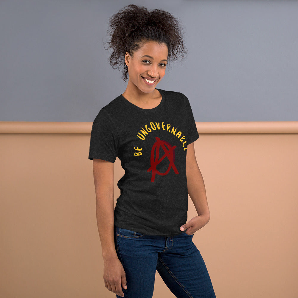 Anarchy Wear "Be Ungovernable" Red Unisex t-shirt