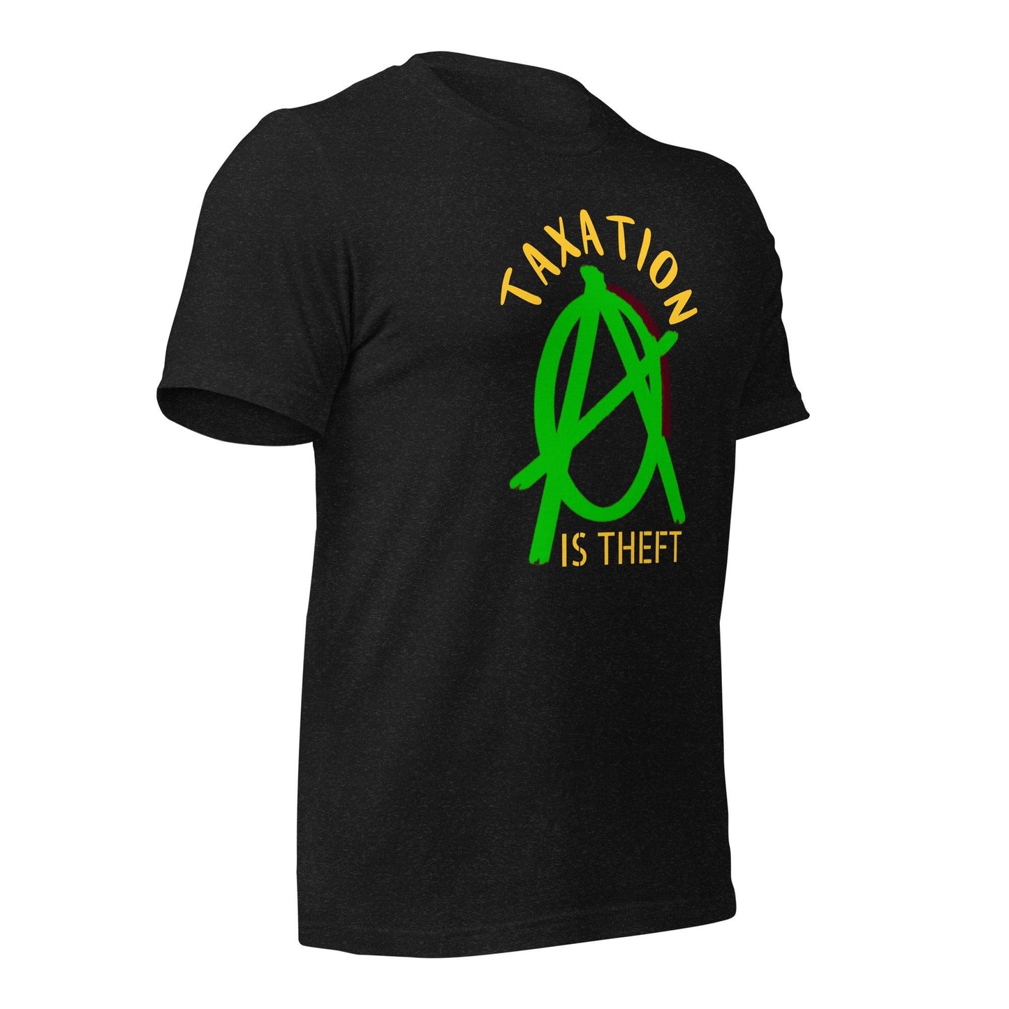 Anarchy Wear Green "Taxation Is Theft" Unisex t-shirt - AnarchyWear