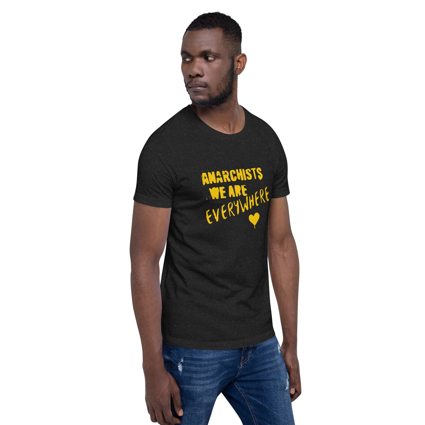 Anarchy Wear "We Are Every Where" Gold Unisex t-shirt