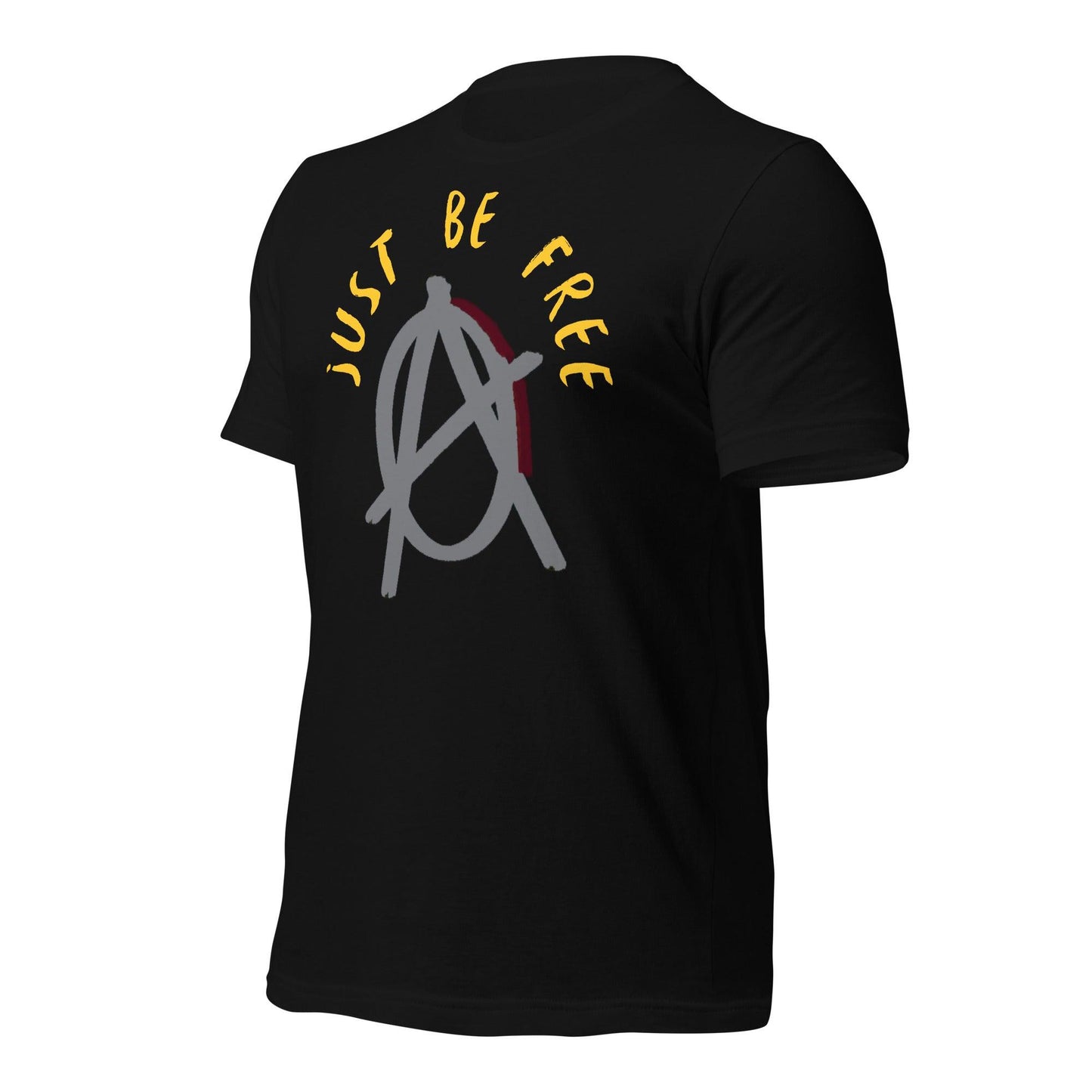 Anarchy Wear "Just Be Free" Agora Grey Unisex t-shirt - AnarchyWear