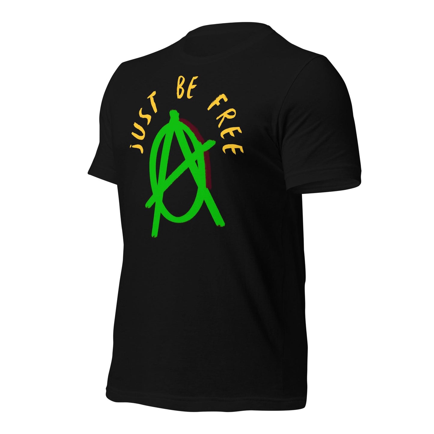 Anarchy Wear "Just Be Free" Green Unisex t-shirt - AnarchyWear