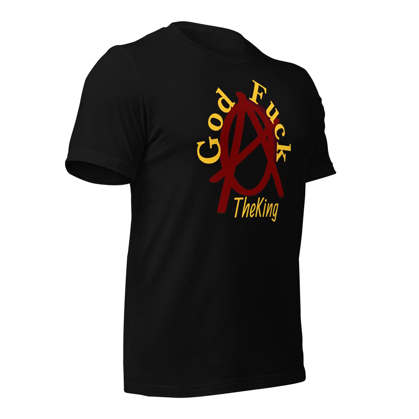 Anarchy Wear Red "God Fuck The King!" Unisex t-shirt