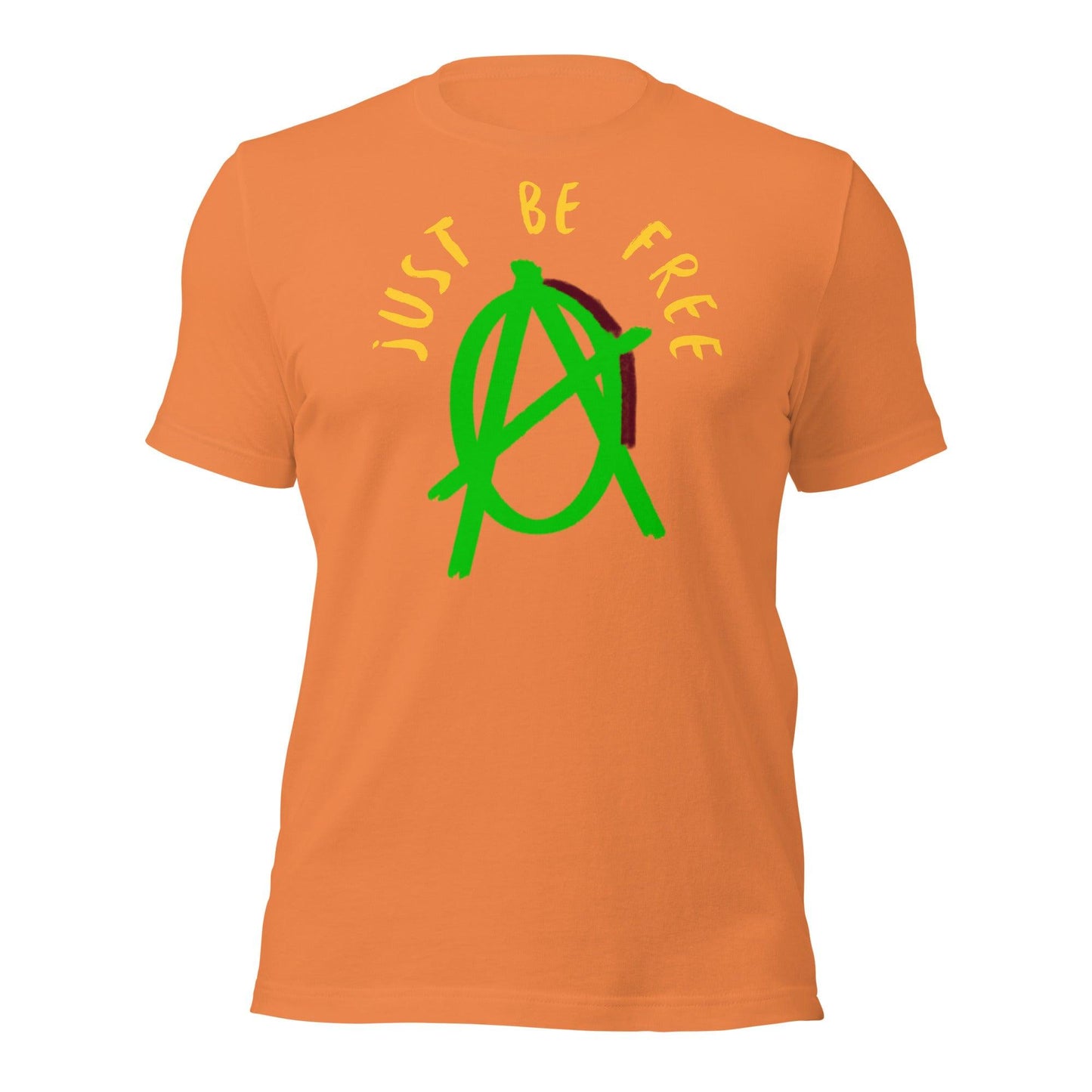 Anarchy Wear "Just Be Free" Green Pastels Unisex t-shirt - AnarchyWear