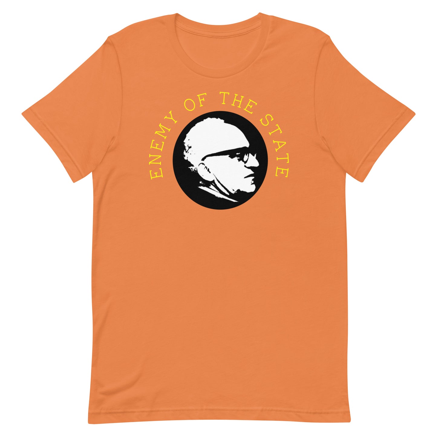 Anarchy Wear Gold on Pastels "Enemy of The State" Unisex t-shirt