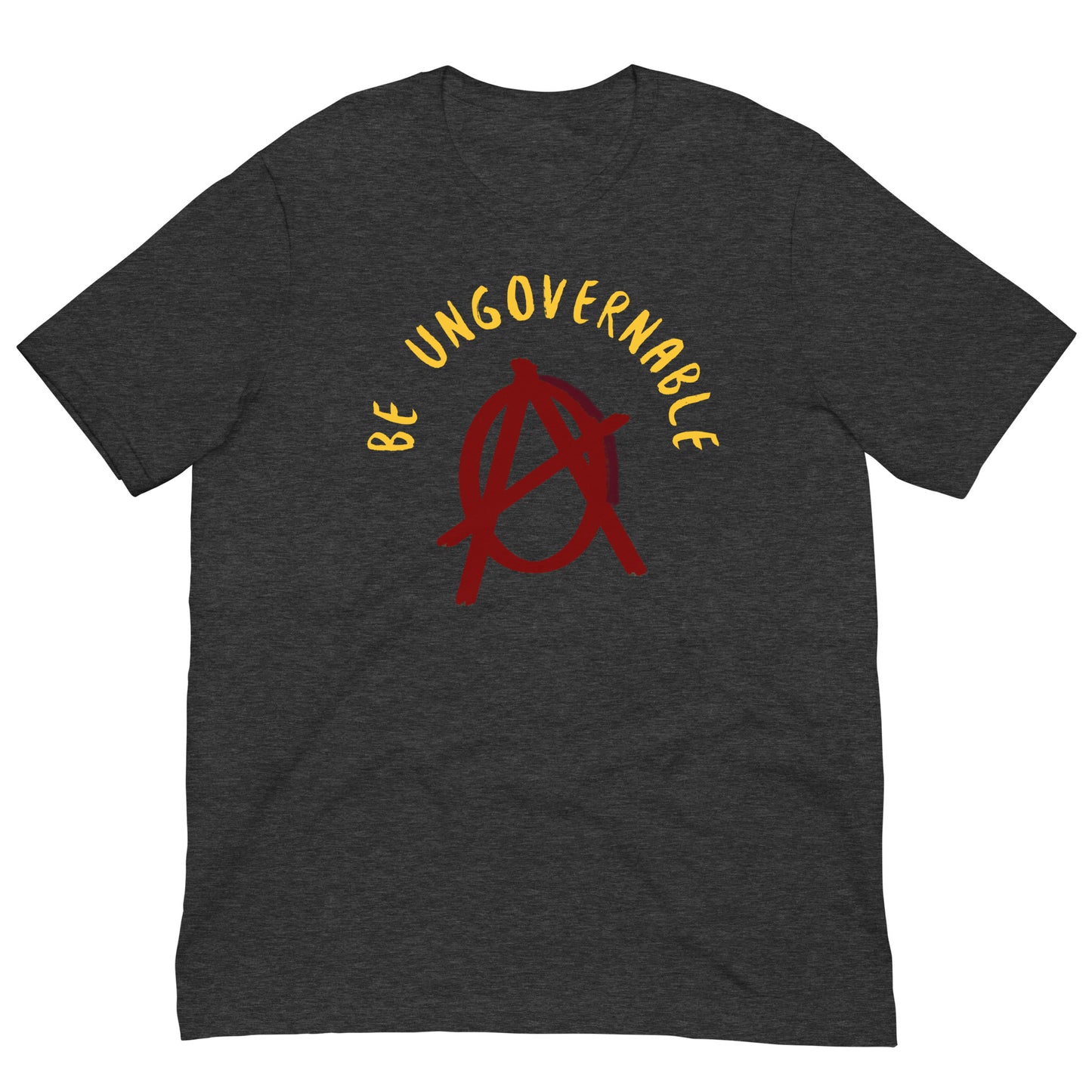 Anarchy Wear "Be Ungovernable" Red Unisex t-shirt
