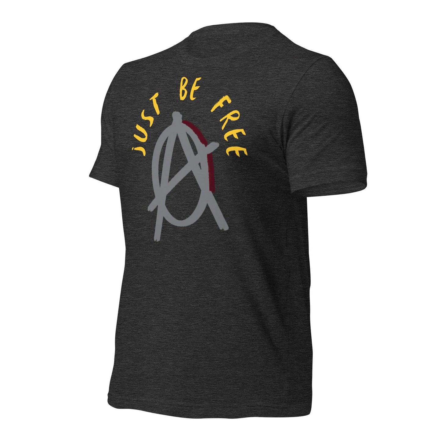 Anarchy Wear "Just Be Free" Agora Grey Unisex t-shirt - AnarchyWear