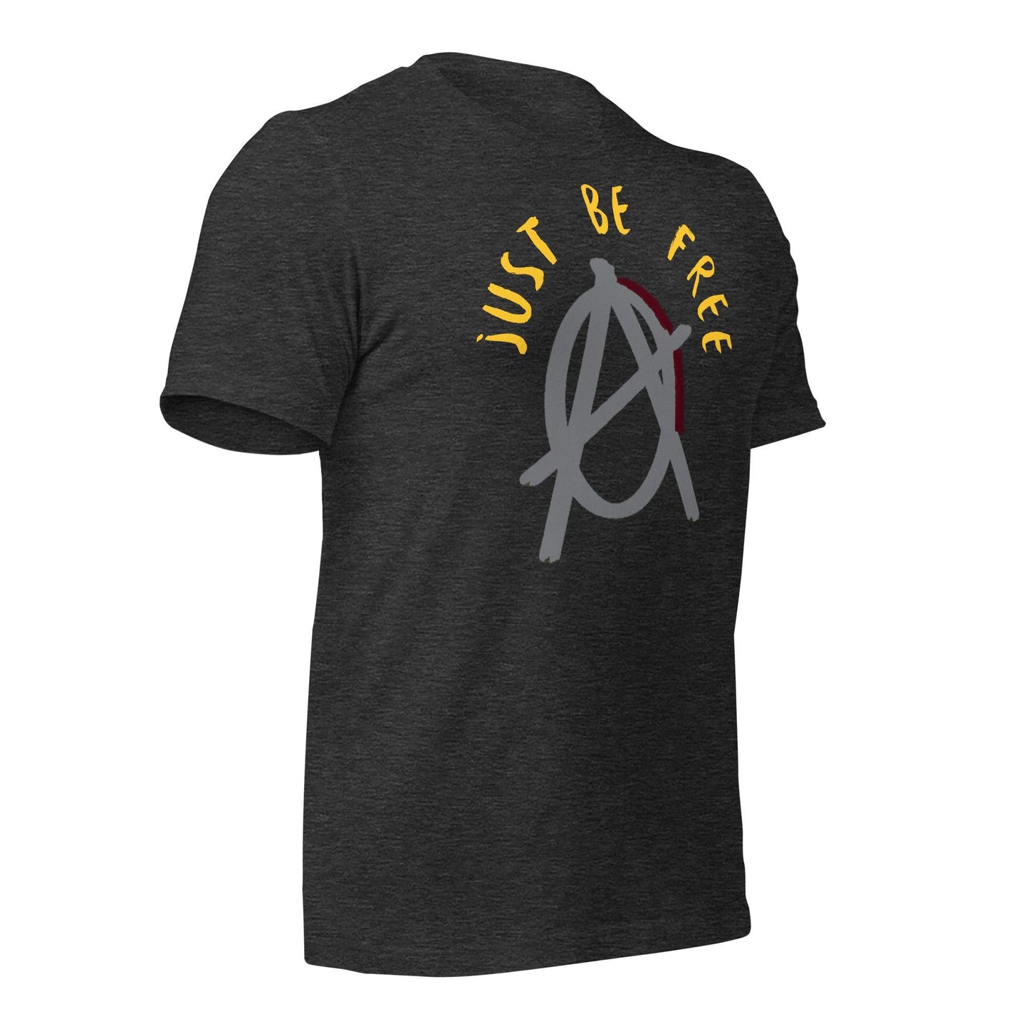 Anarchy Wear "Just Be Free" Agora Grey Unisex t-shirt - AnarchyWear