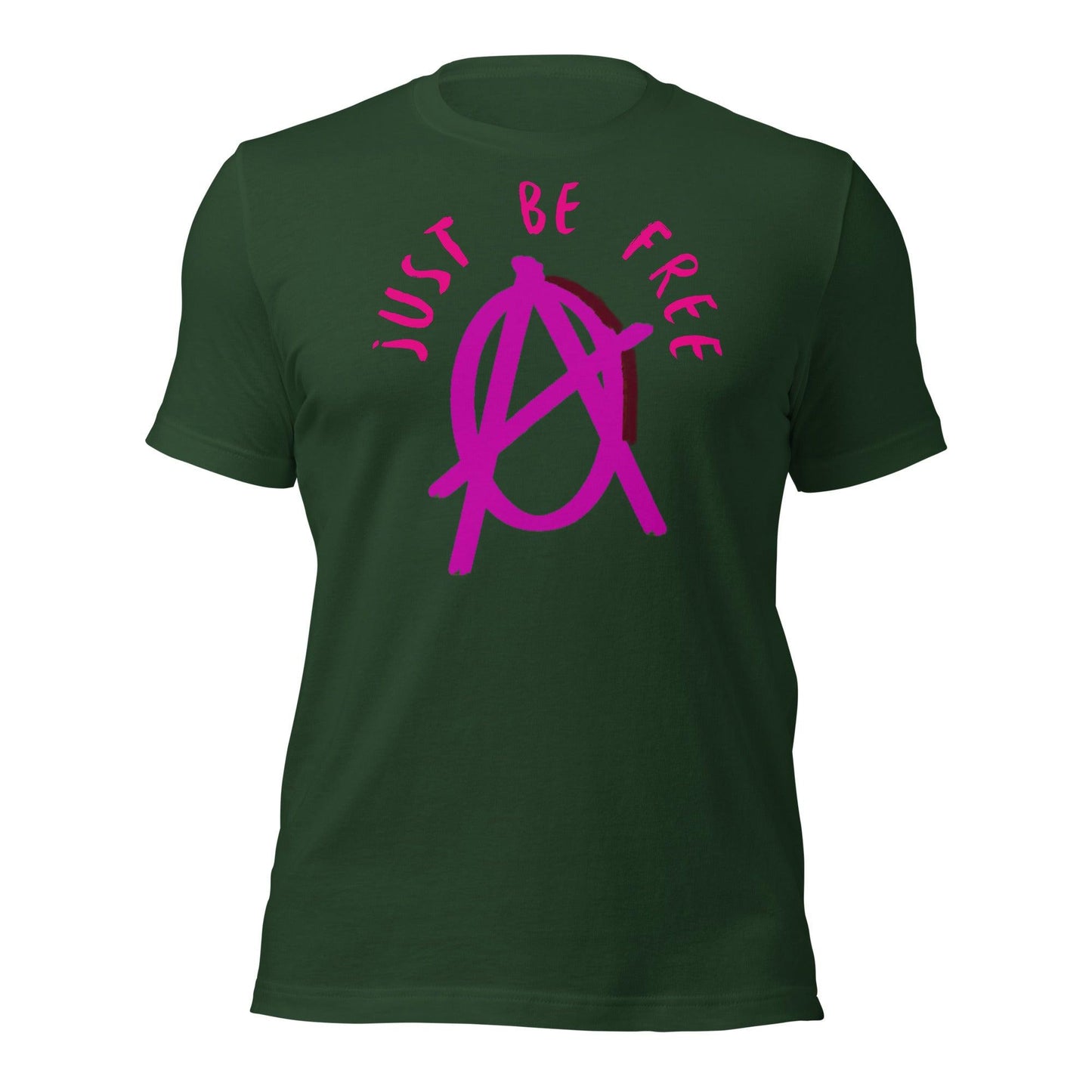 Anarchy Wear "Just Be Free" Pink Unisex t-shirt - AnarchyWear