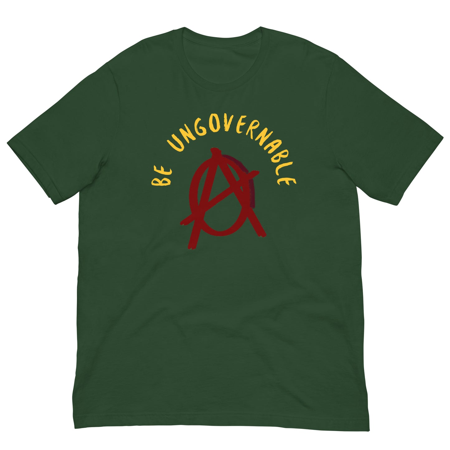 Anarchy Wear "Be Ungovernable" Red Unisex t-shirt