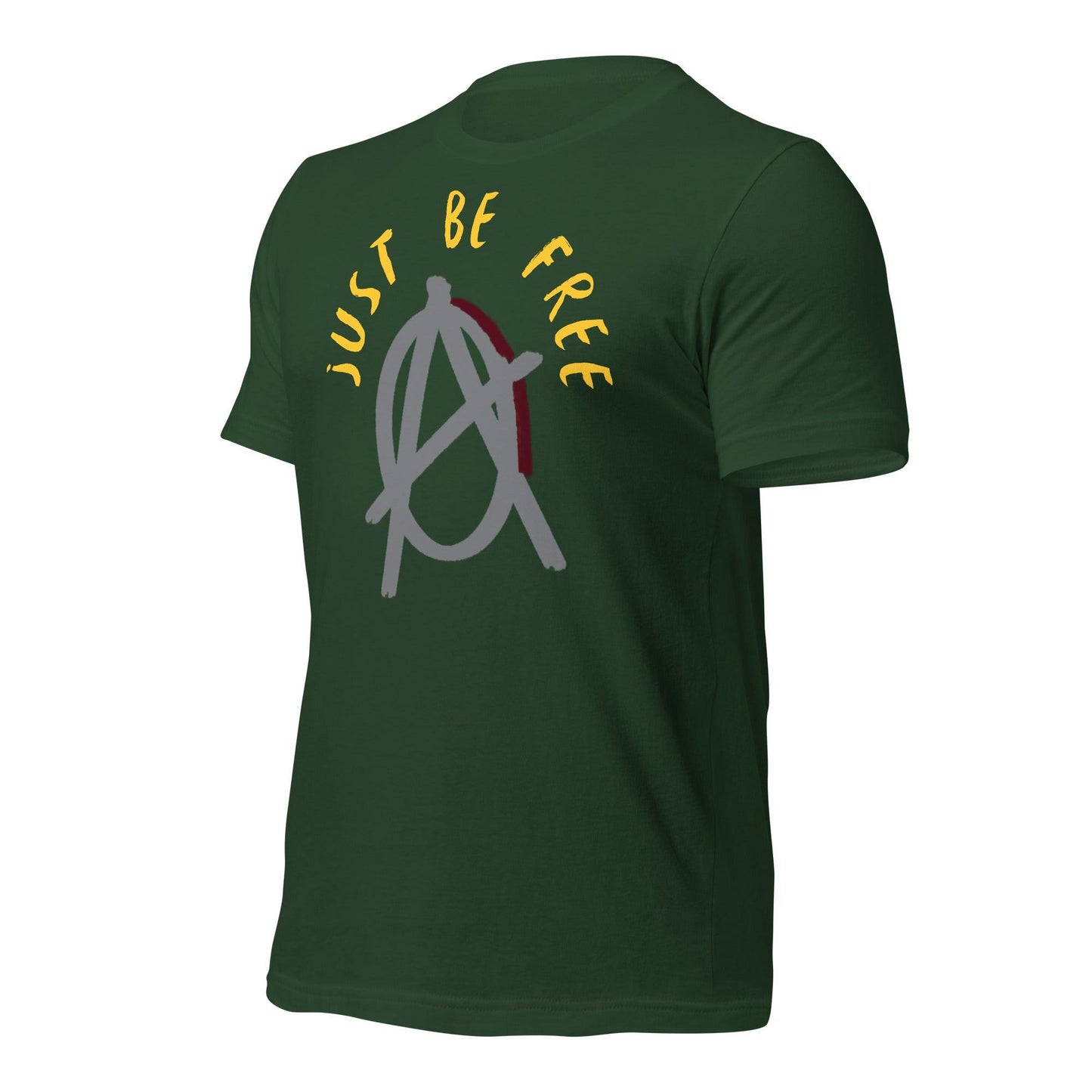 Anarchy Wear "Just Be Free" Agora Grey Unisex t-shirt - AnarchyWear