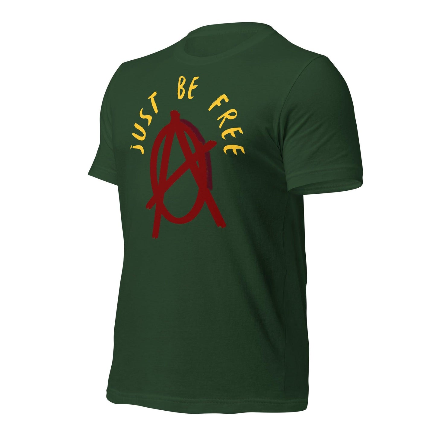 Anarchy Wear "Just Be Free" Red Unisex t-shirt - AnarchyWear