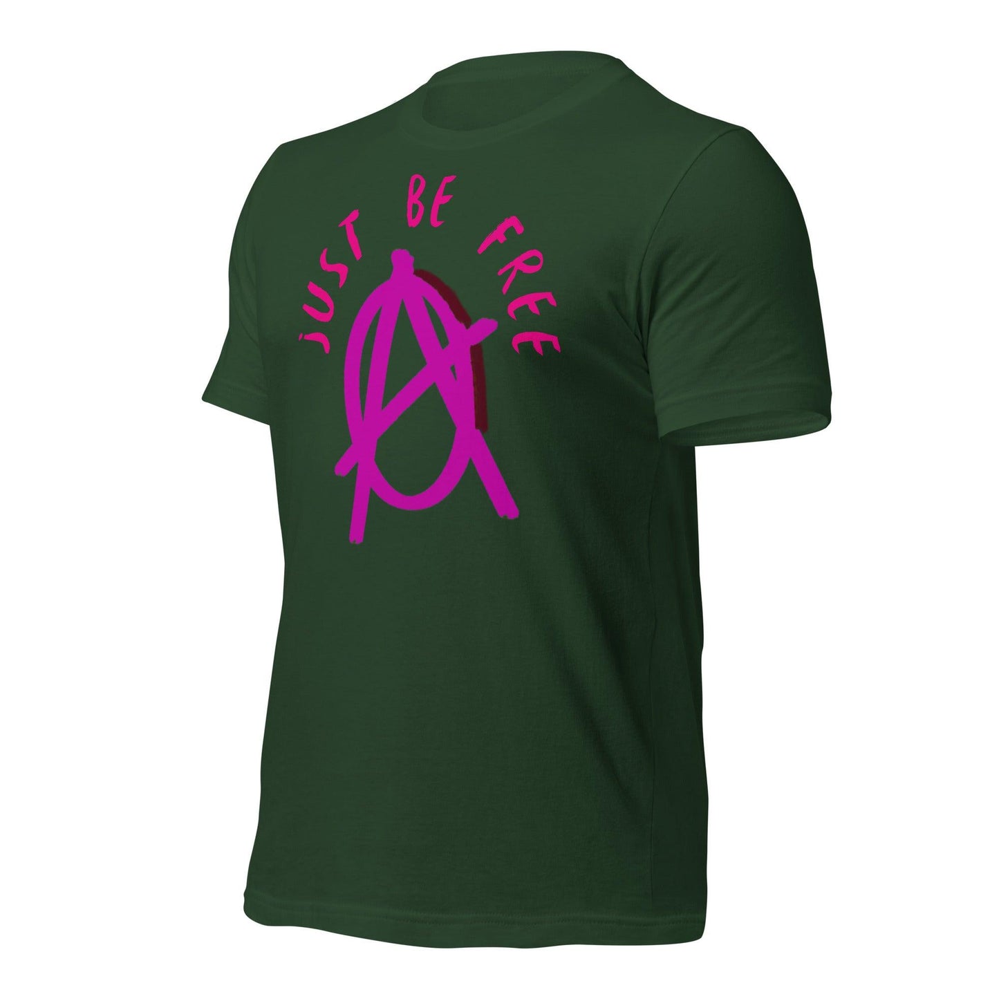 Anarchy Wear "Just Be Free" Pink Unisex t-shirt - AnarchyWear
