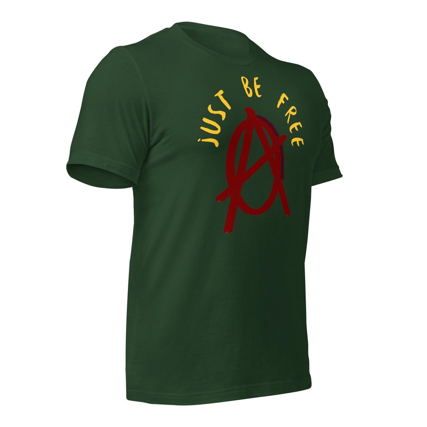 Anarchy Wear "Just Be Free" Red Unisex t-shirt - AnarchyWear