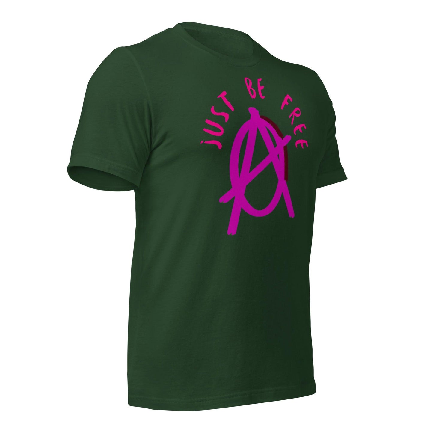 Anarchy Wear "Just Be Free" Pink Unisex t-shirt - AnarchyWear