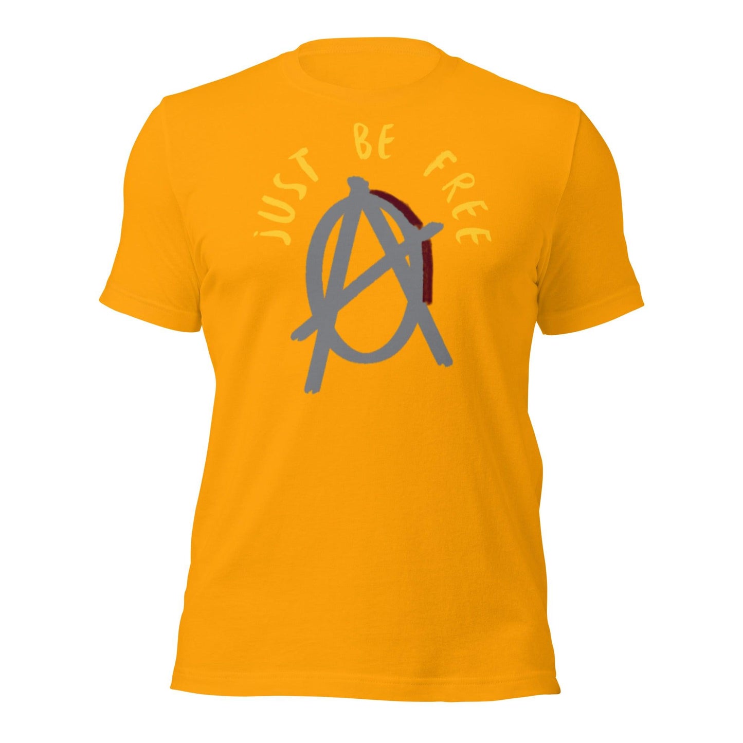 Anarchy Wear "Just Be Free" Grey Pastels Unisex t-shirt - AnarchyWear