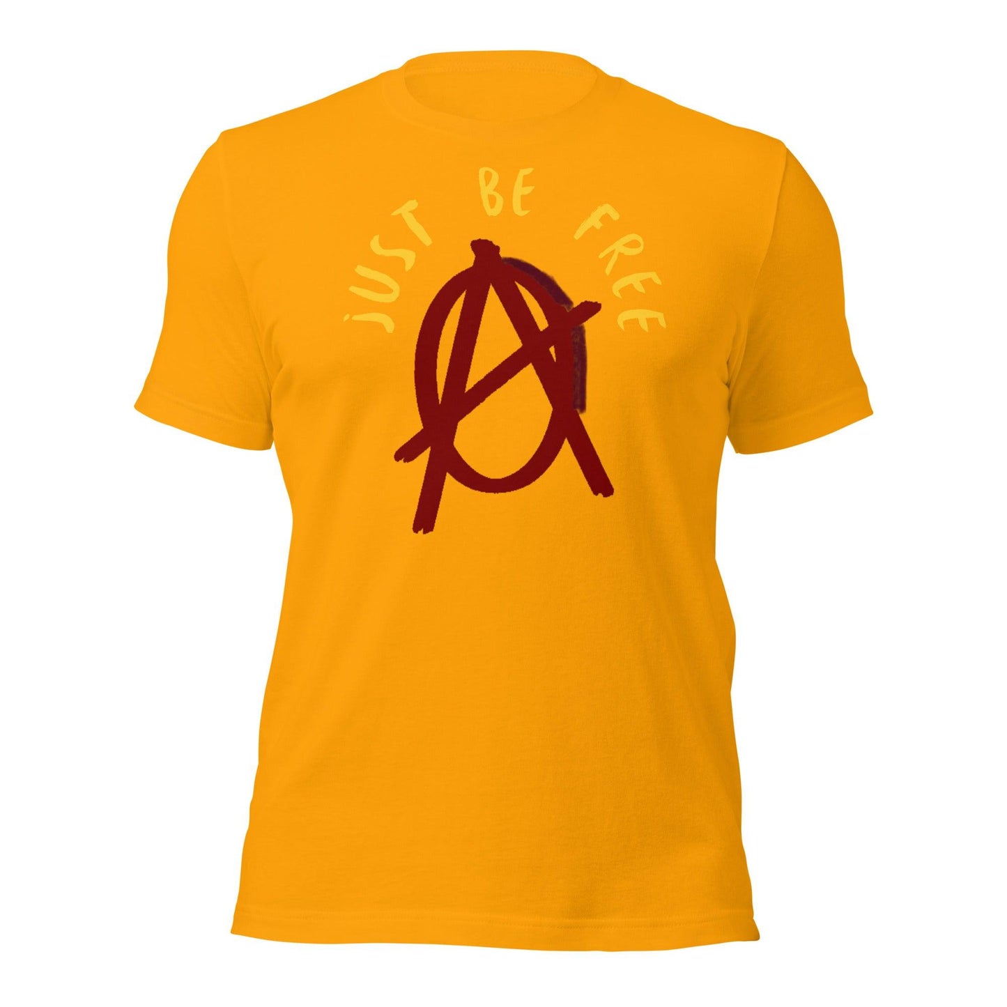 Anarchy Wear "Just Be Free" Red Pastels Unisex t-shirt - AnarchyWear