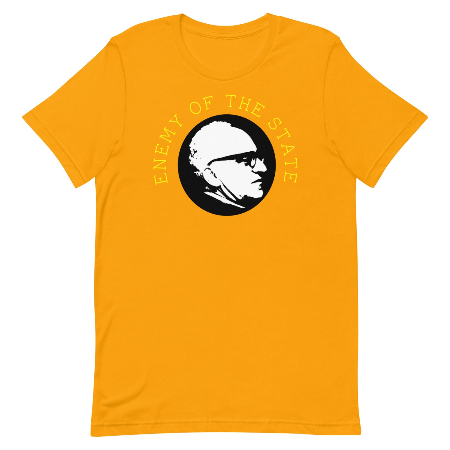 Anarchy Wear Gold on Pastels "Enemy of The State" Unisex t-shirt