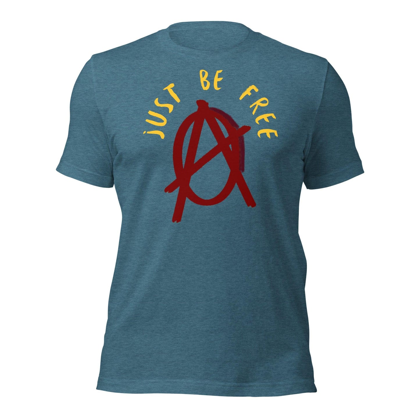 Anarchy Wear "Just Be Free" Red Unisex t-shirt - AnarchyWear