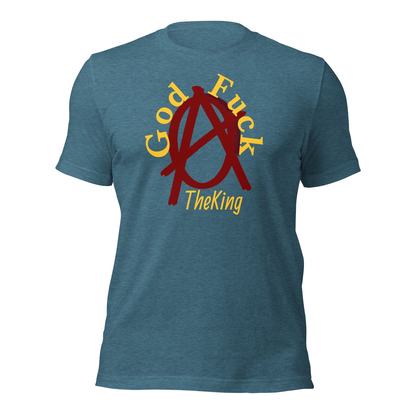 Anarchy Wear Red "God Fuck The King!" Unisex t-shirt