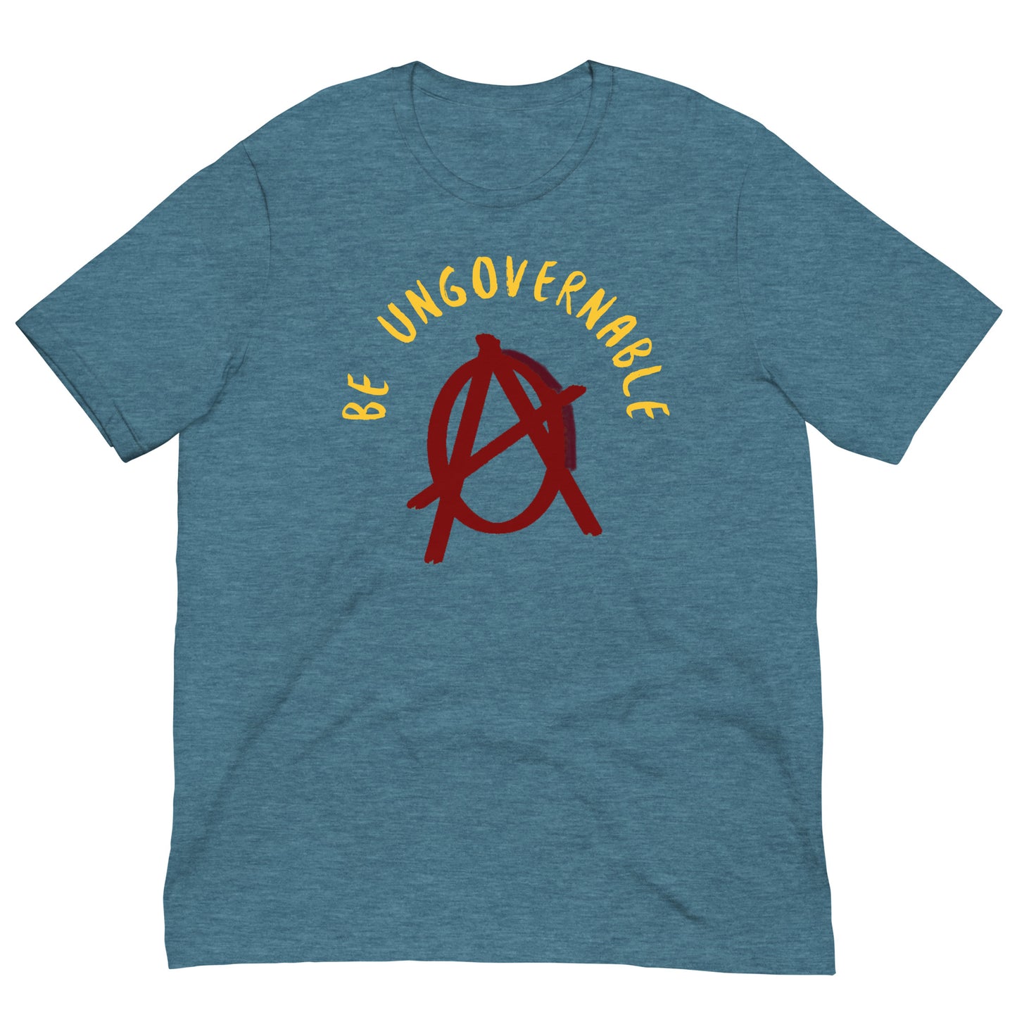 Anarchy Wear "Be Ungovernable" Red Unisex t-shirt