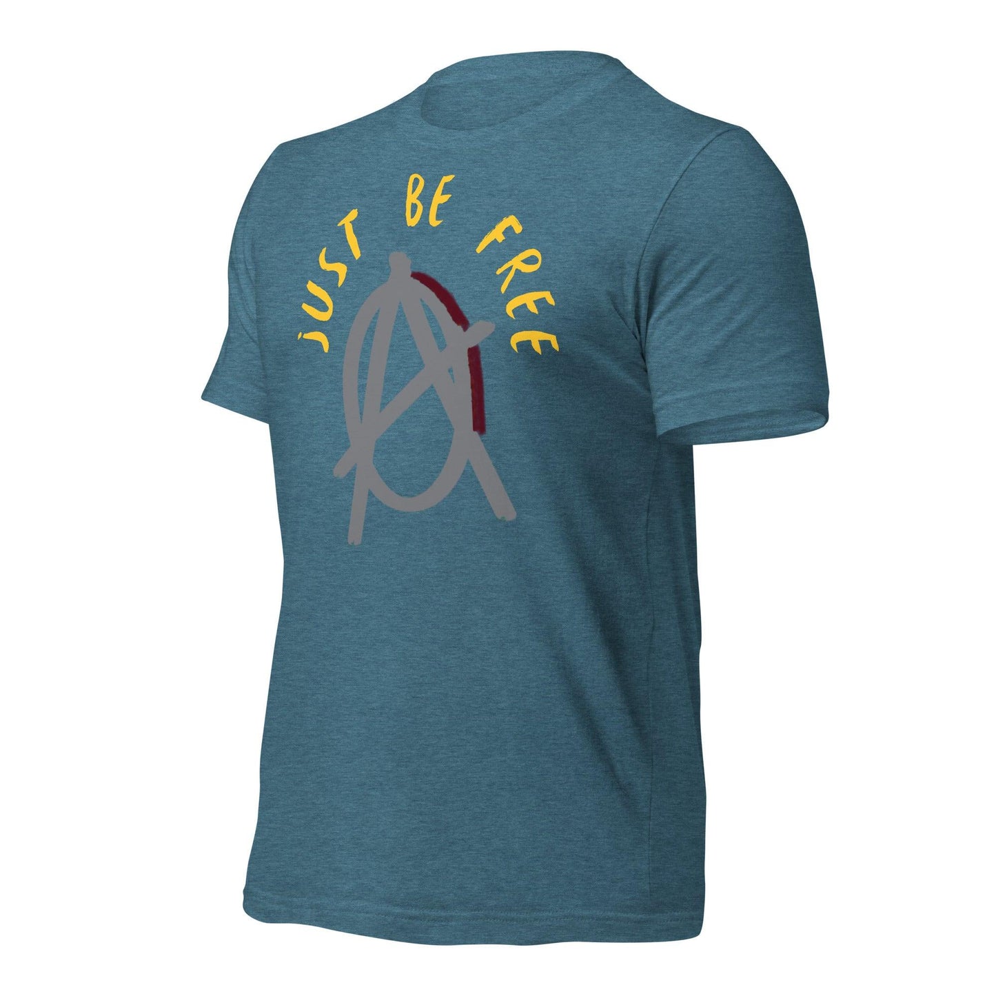 Anarchy Wear "Just Be Free" Agora Grey Unisex t-shirt - AnarchyWear