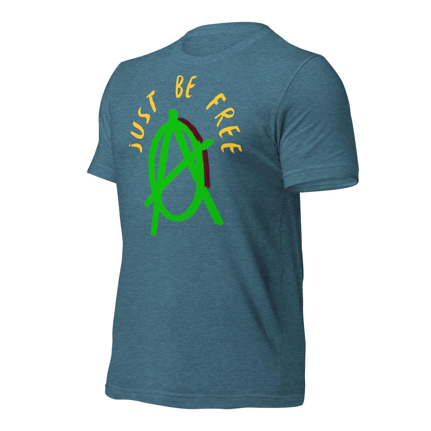Anarchy Wear "Just Be Free" Green Unisex t-shirt - AnarchyWear