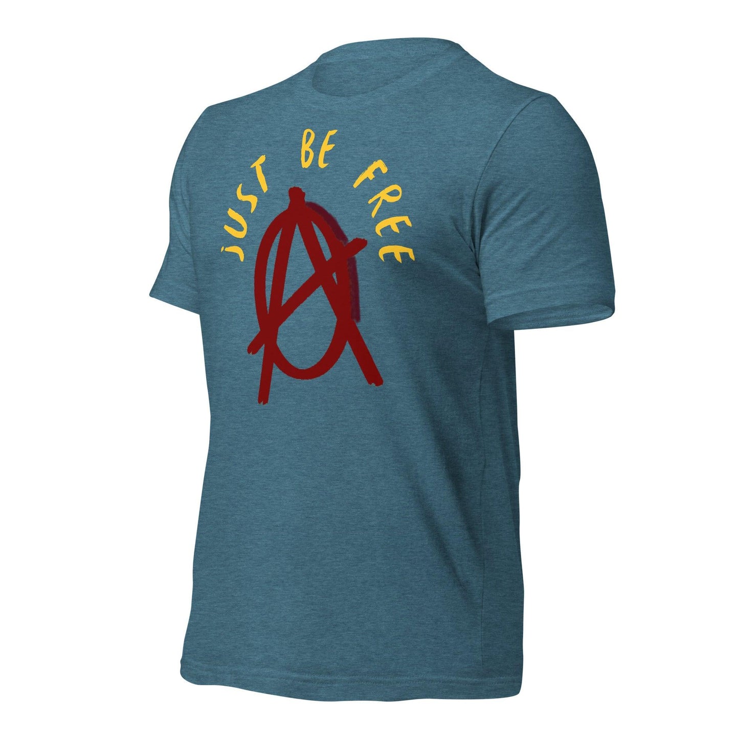 Anarchy Wear "Just Be Free" Red Unisex t-shirt - AnarchyWear