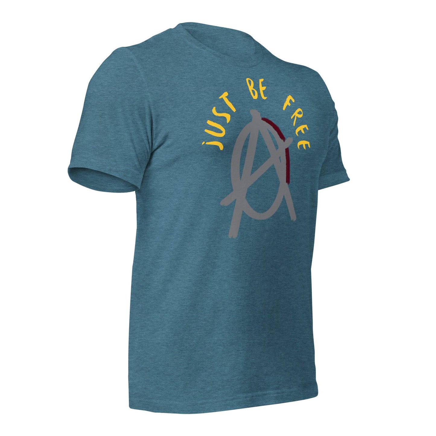 Anarchy Wear "Just Be Free" Agora Grey Unisex t-shirt - AnarchyWear