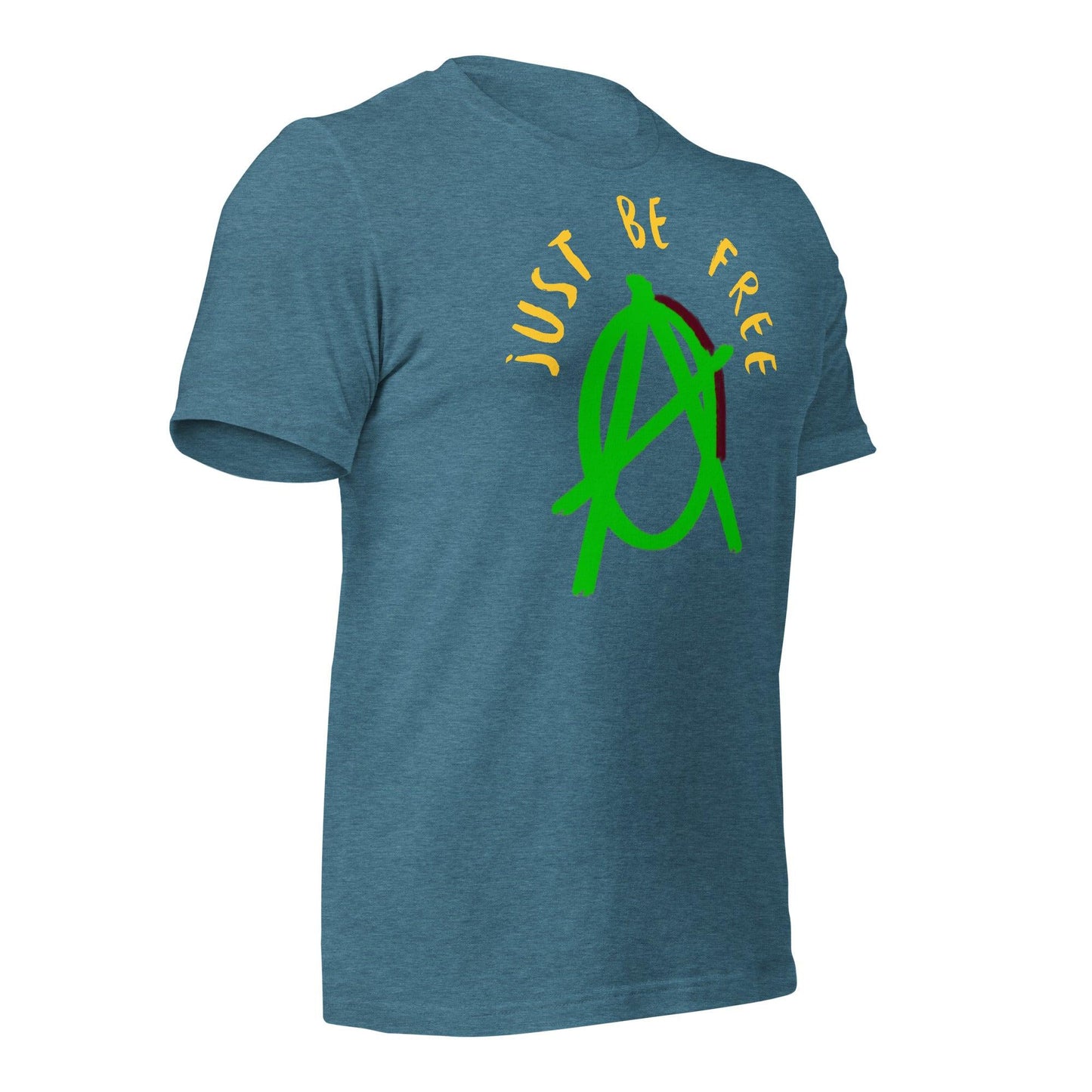 Anarchy Wear "Just Be Free" Green Unisex t-shirt - AnarchyWear