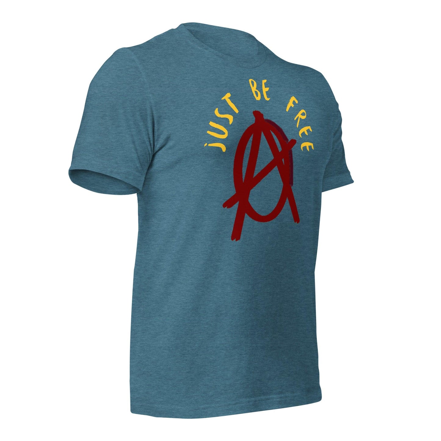 Anarchy Wear "Just Be Free" Red Unisex t-shirt - AnarchyWear