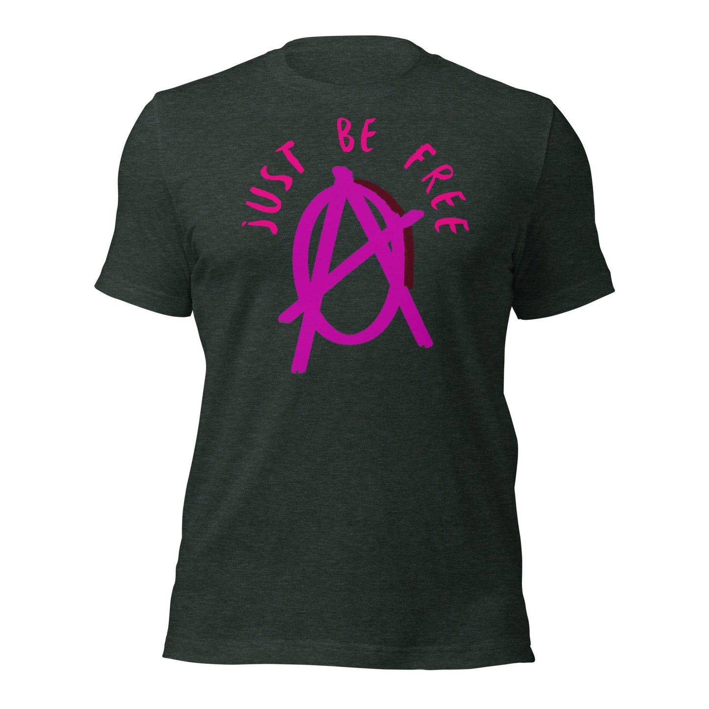 Anarchy Wear "Just Be Free" Pink Unisex t-shirt - AnarchyWear