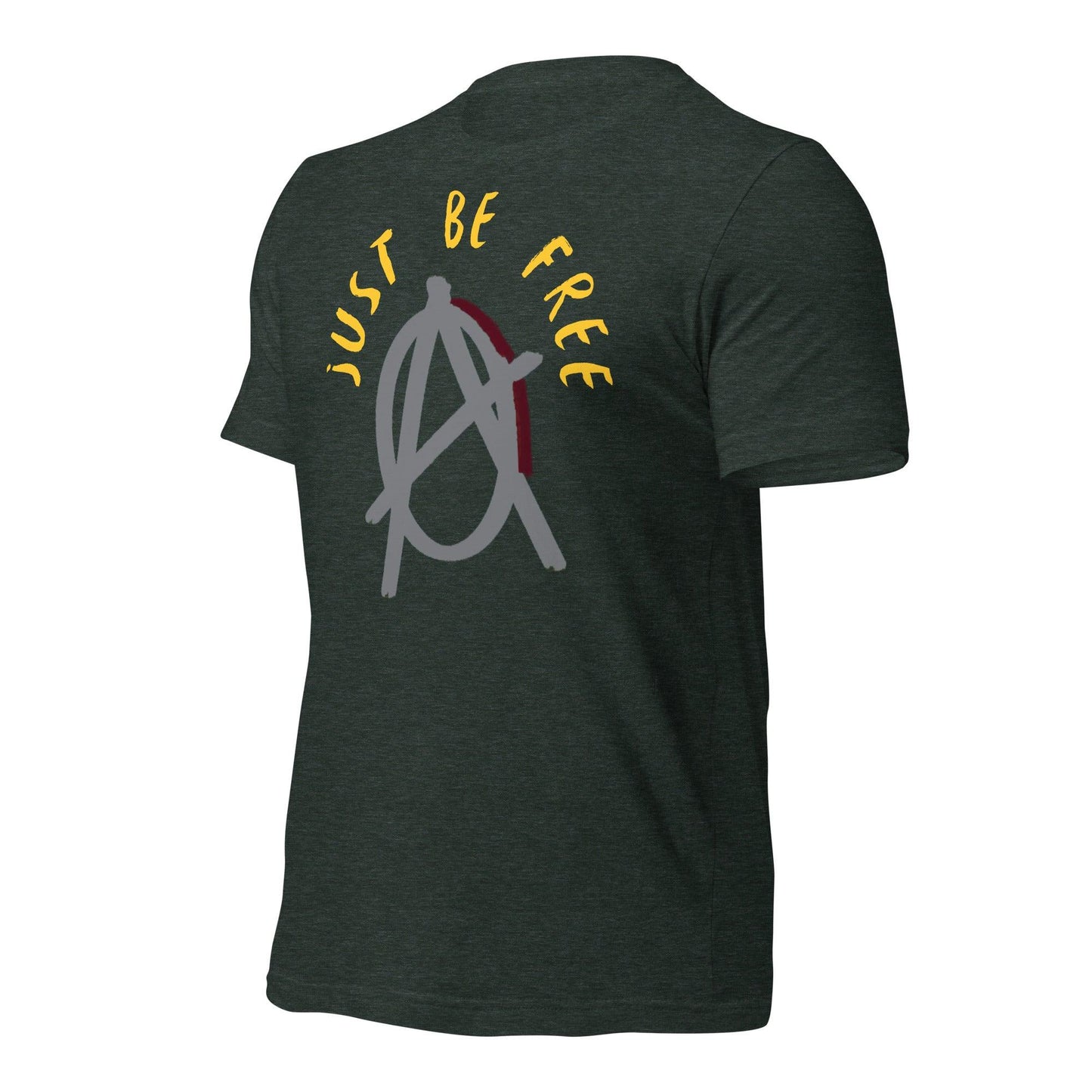 Anarchy Wear "Just Be Free" Agora Grey Unisex t-shirt - AnarchyWear