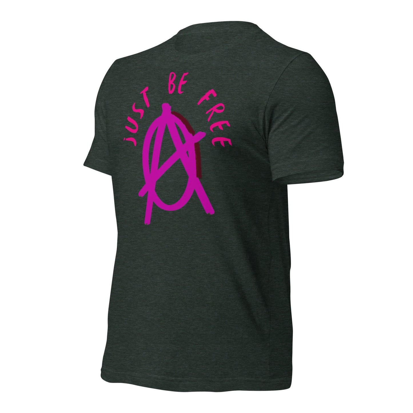Anarchy Wear "Just Be Free" Pink Unisex t-shirt - AnarchyWear