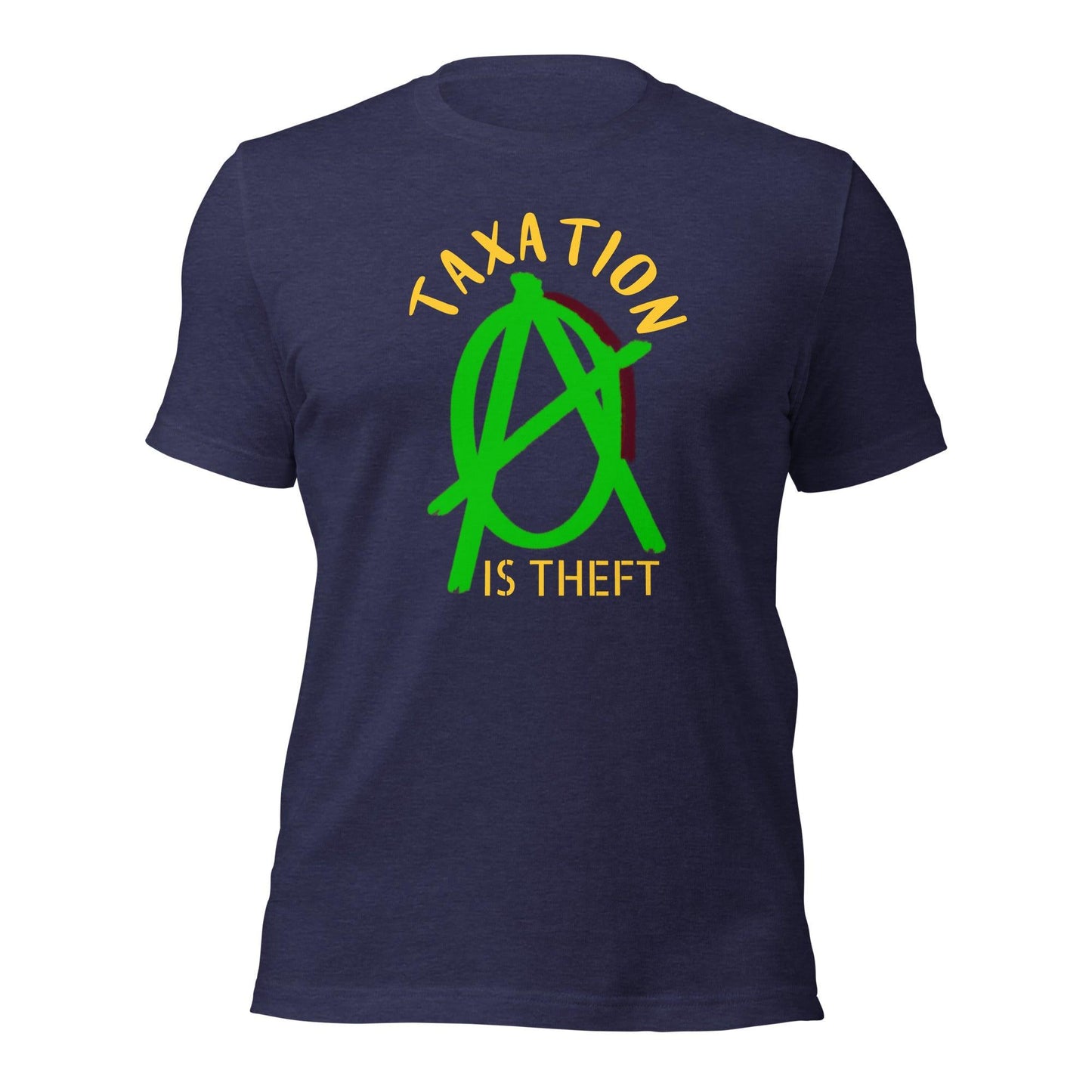 Anarchy Wear Green "Taxation Is Theft" Unisex t-shirt - AnarchyWear