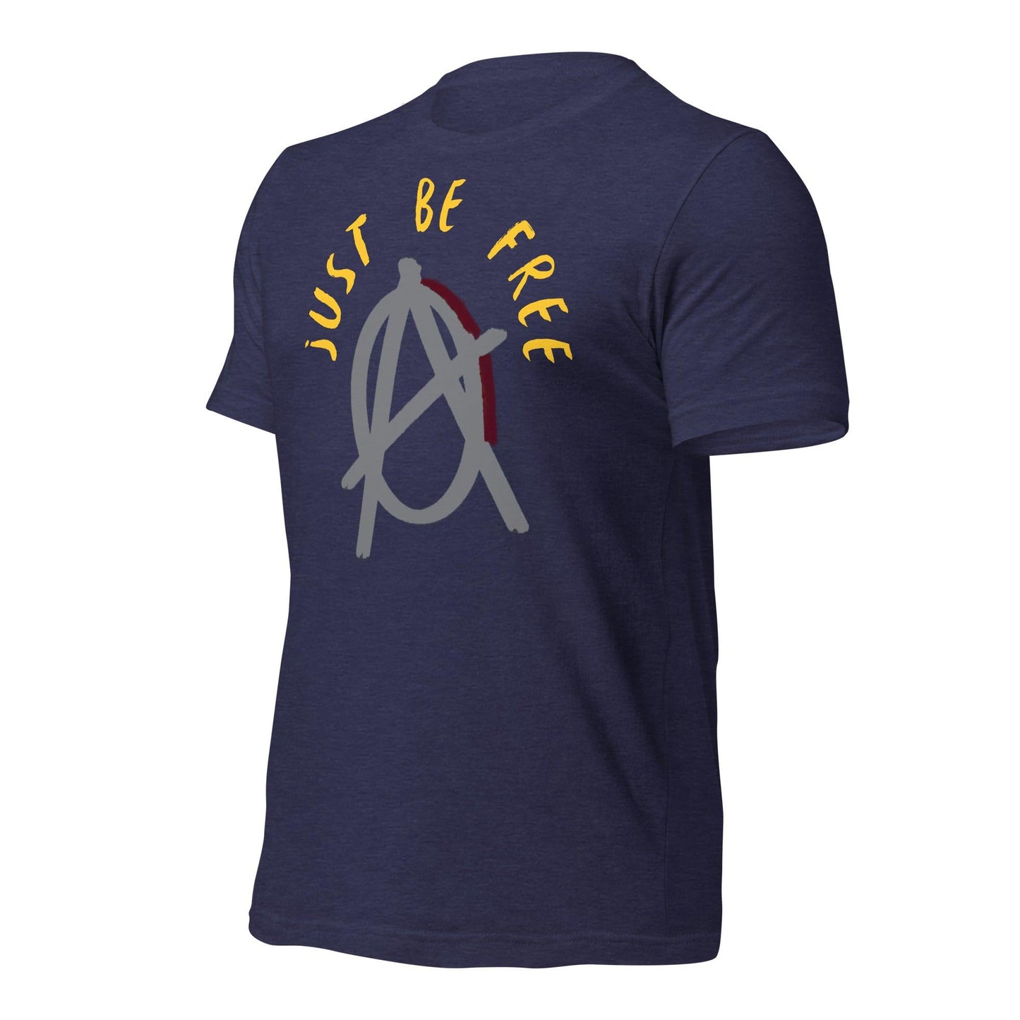 Anarchy Wear "Just Be Free" Agora Grey Unisex t-shirt - AnarchyWear